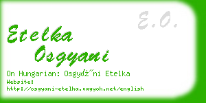 etelka osgyani business card